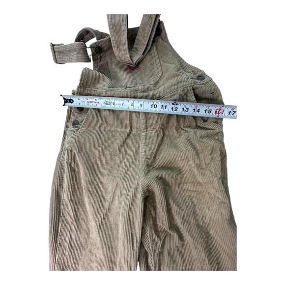 Empyre Vintage Corduroy Overalls Women Brown‎ Adjustable Straps - Picture 11 of 14